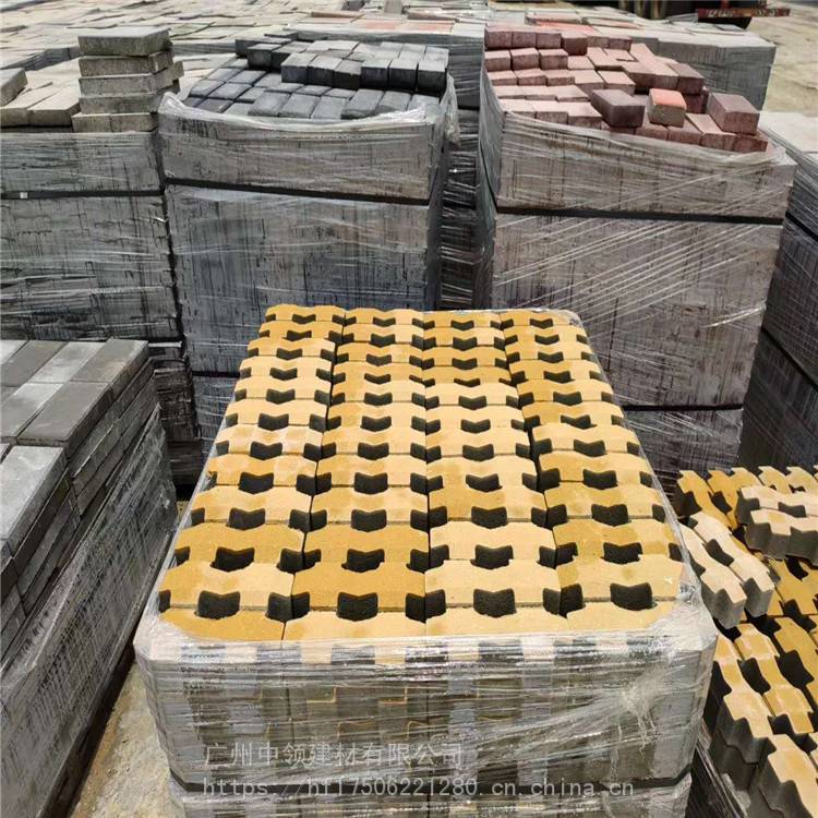 惠州惠东 仿石透水砖批发 市政道路小区透水砖 生产厂家 中领