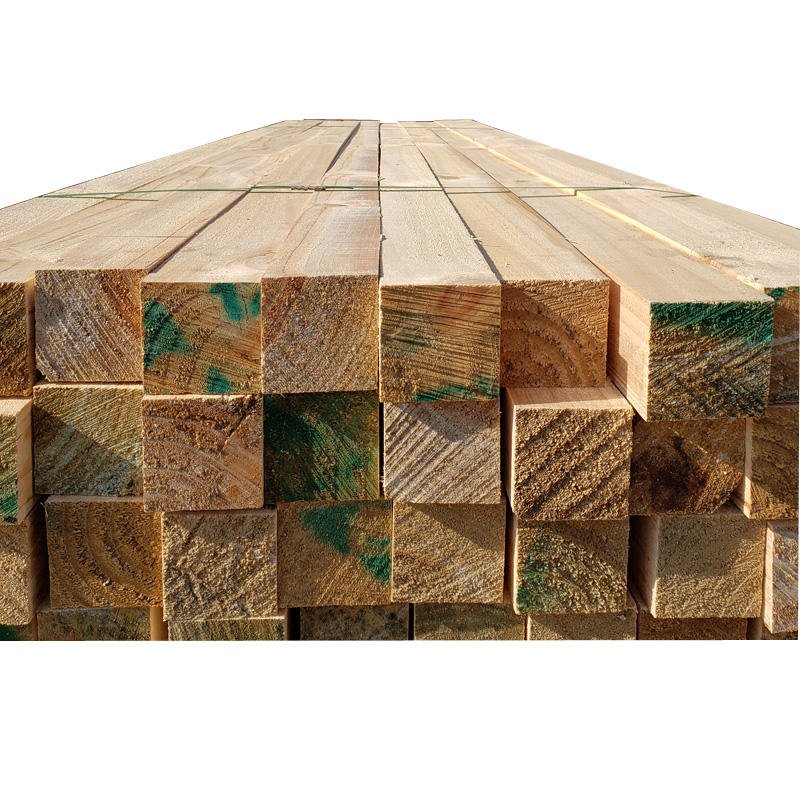 邦皓木材厂家供应实木设备垫木工程用枕木规格可定制加工材质新西兰松木