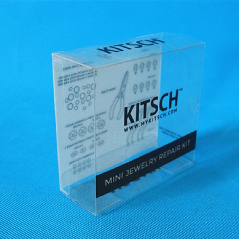 透明塑料盒子PET/PP/PVC折盒胶盒文具玩具包装盒子 山东厂家定制图片