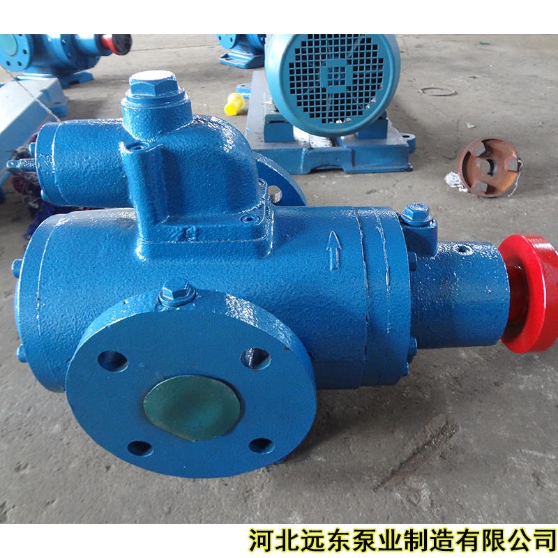 河北远东泵业  高压输送合成树脂用三螺杆泵 SNH280R43K2W21 三螺杆泵  也可做输送磷酸泵  运行平稳图片