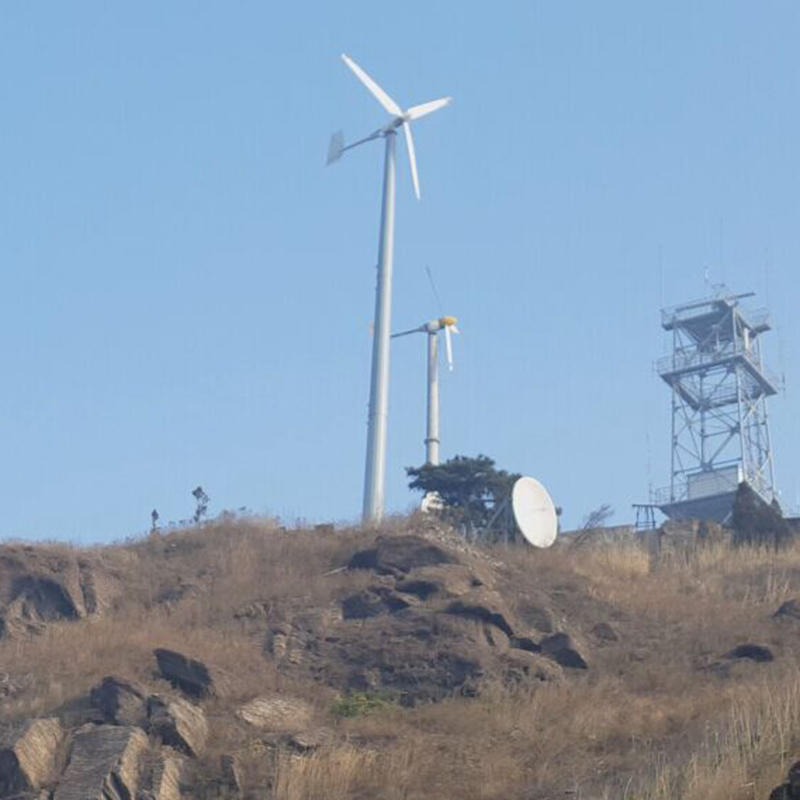 内蒙古用5000W风力发电机工作原理简单 做工精良适合家用5KW风力发电机
