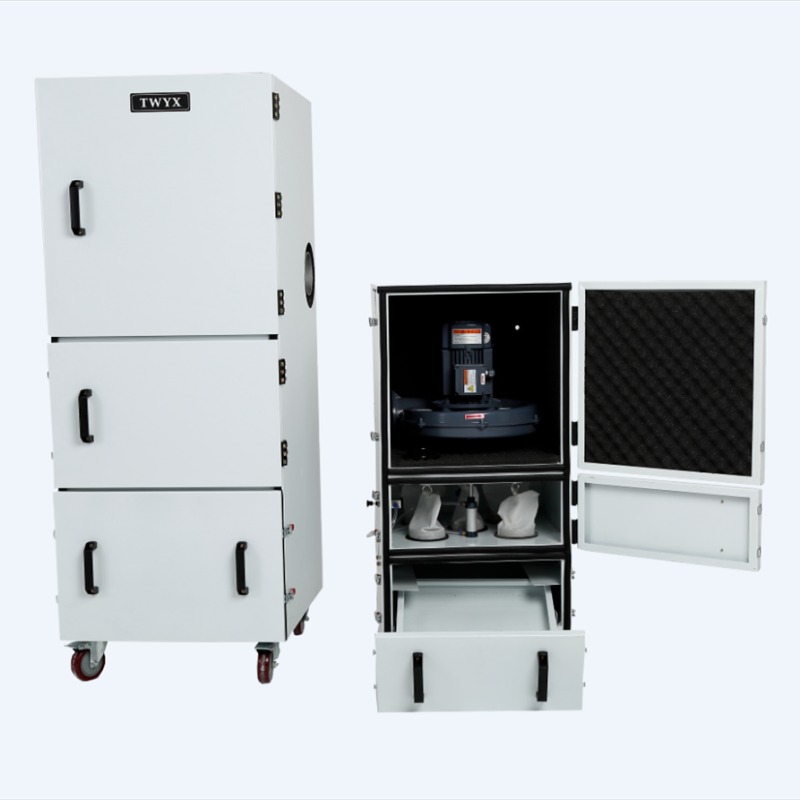 直销平面吸尘器 柜式工业吸尘机 供应2000W磨床集尘器图片
