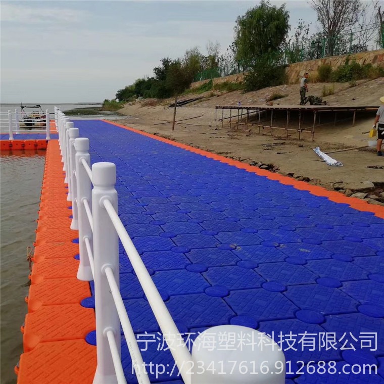 洛阳景区水面钓鱼平台浮筒 方块组合式浮桥浮箱价格