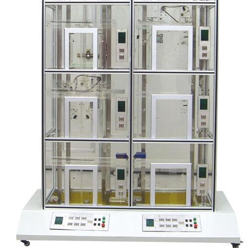 FCDT-3型客货两用透明仿真教学电梯 电梯模型 透明电梯实训模型 透明电梯仿真模型