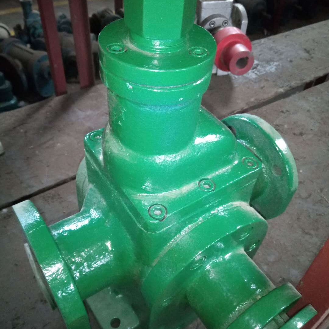 高温介质理想齿轮泵KCG-5/0.6/1.0,配4kw,Y112M-4电机，泵体铸铁图片