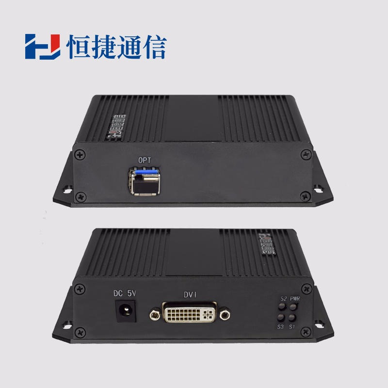 恒捷  HJ-GAN-DVI01高清视频光端机  1路DVI1路音频1路数据