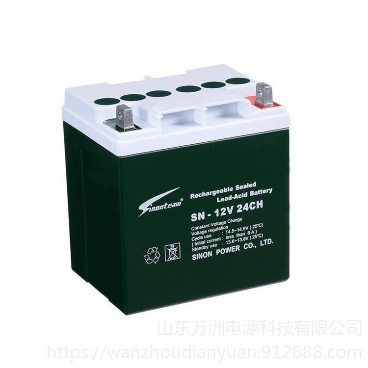 赛能蓄电池SN-12V24CH赛能12V24AH阀控式免维护UPS机房照明系统专用 现货速发图片