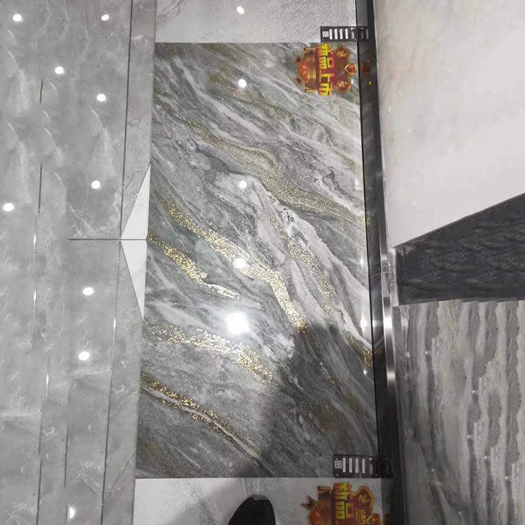 欧式简约 金丝釉大理石 6001200瓷砖  客厅餐厅防滑耐磨地板砖图片