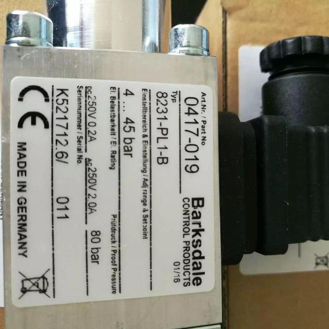 差压开关 Barksdale代理商 压力开关GK03 3M PVC-Kabel/cable 0111-485