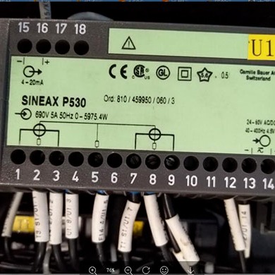 FF有功功率和无功功率变送器 电量变送器 型号:SINEAX P530  库号：M405066中西图片