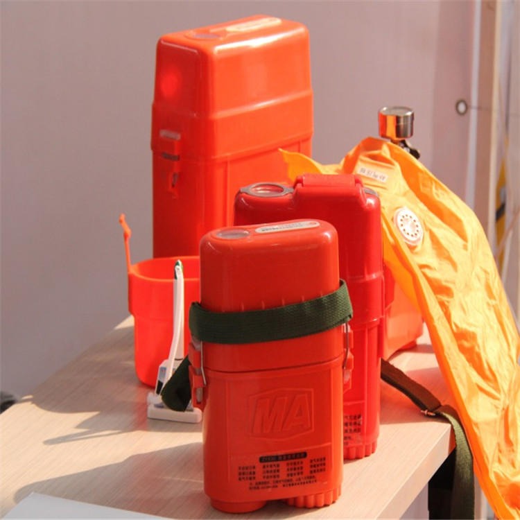 九天45分钟氧气自救器 舒适安全可靠 厂家直供矿用压缩氧自救器