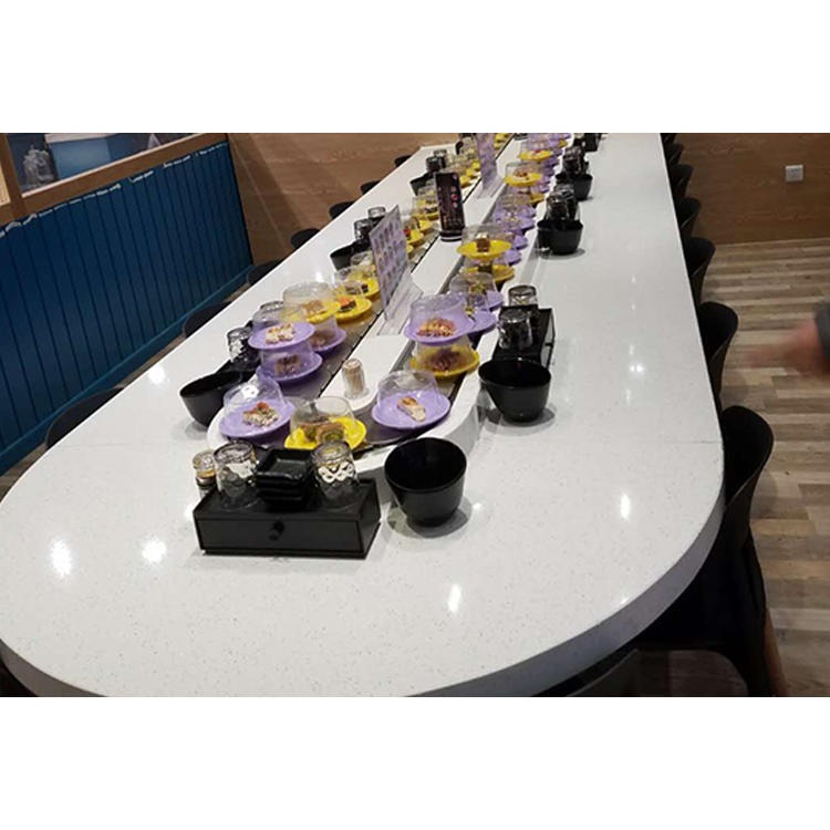 回转寿司设备 日本料理厨具 寿司店双轨单轨玻璃罩保鲜回转寿司台可选 上海鑫厨商用厨房设备