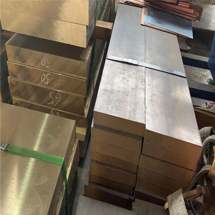 QAL9-4铝青铜板 高强度耐磨铝青铜板 QAL10-4-4铝青铜板 超厚铝青铜板图片