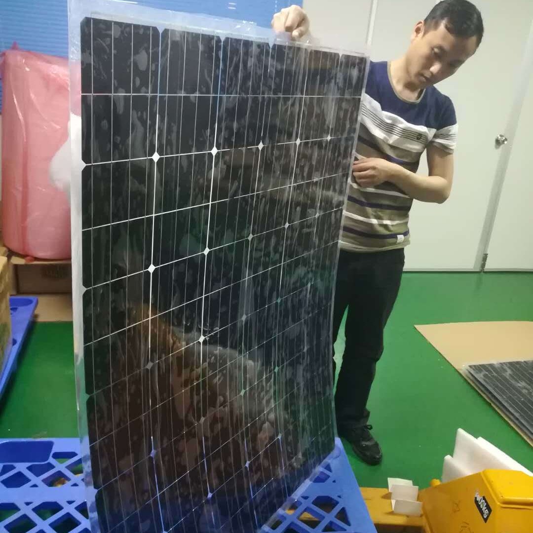 100W柔性可弯曲太阳能电池板