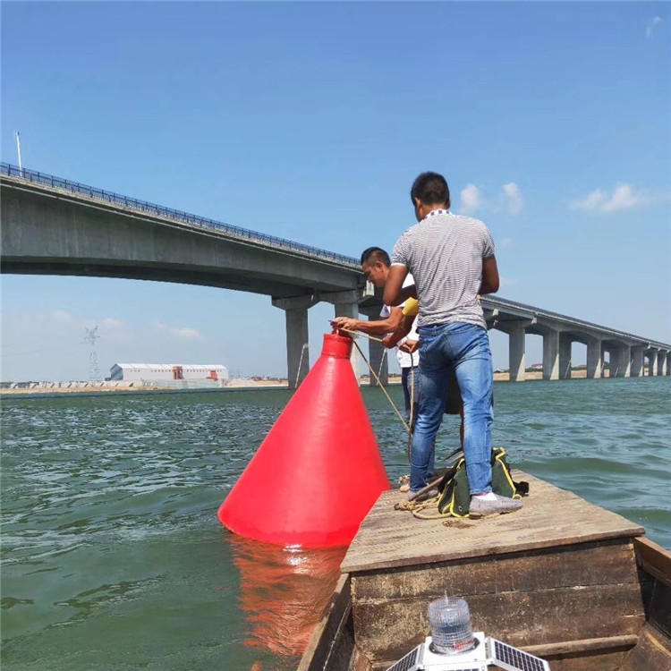 水底线缆警示浮标 航道施工警示浮标 塑料航标直销