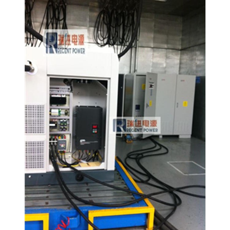 上海瑞进交流变频电源厂家，400KVA电压频率设备转换器，440V60HZ供电可调电源