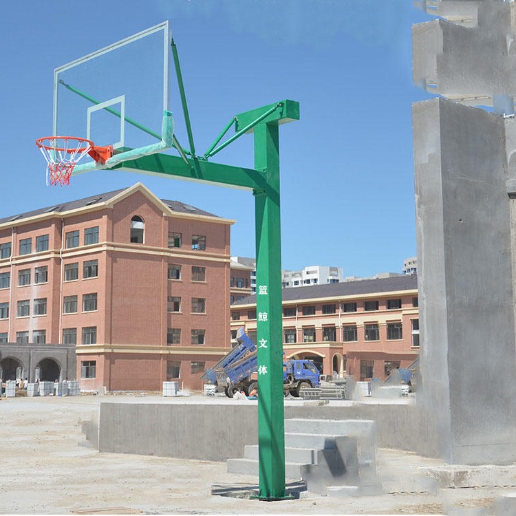 篮鲸室外篮球架 宁波可升降篮球架 手动篮球架