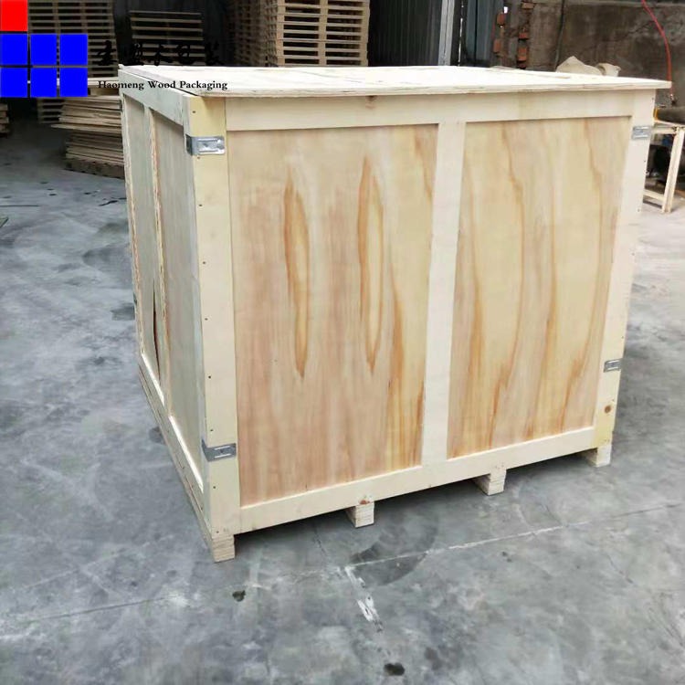 厂家加工出口用木包装箱免熏蒸可拆卸木箱物流环保木箱