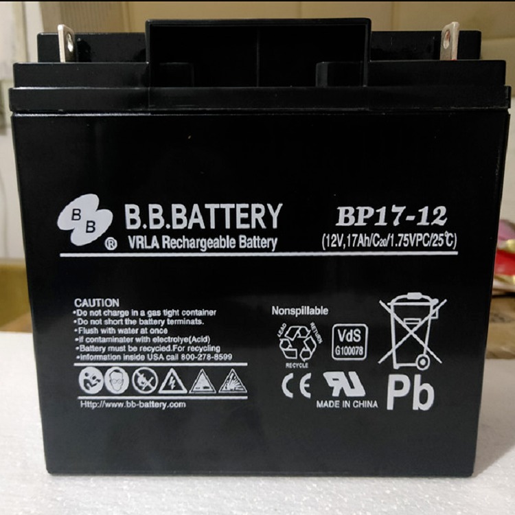 BB美美蓄电池12V17AH 台湾BB蓄电池BP17-12 美美蓄电池代理报价图片