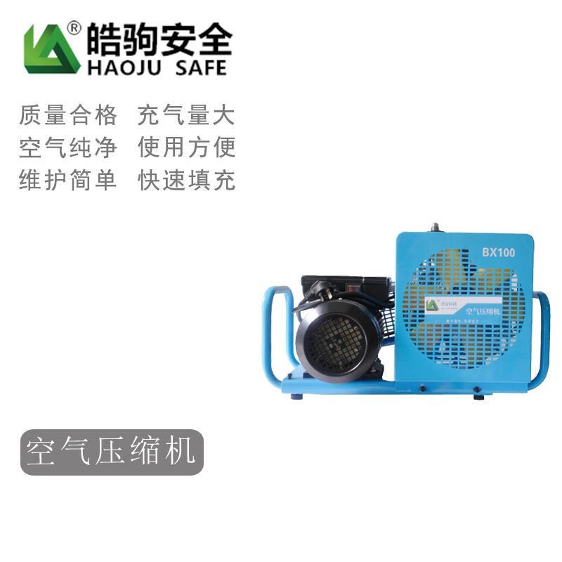 上海皓驹厂家直销 NA-X100意大利型高压空气充填泵 空气呼吸器充气泵 呼吸器填充泵