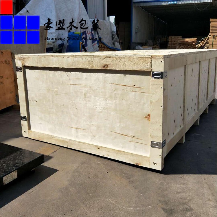 青岛港口用木箱包装 出口木箱 出口免熏蒸木箱 板条箱图片