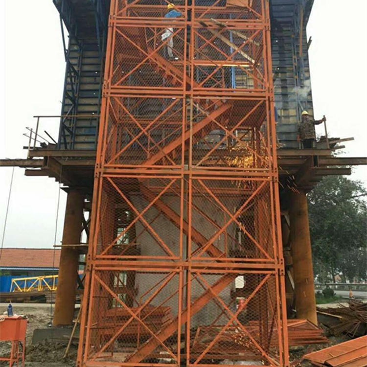 拼装式安全梯笼 安全梯笼生产厂家 晟熙 桥梁防护梯笼