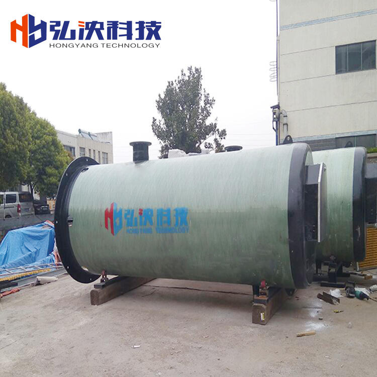 上海一体化泵站厂家 玻璃钢筒体