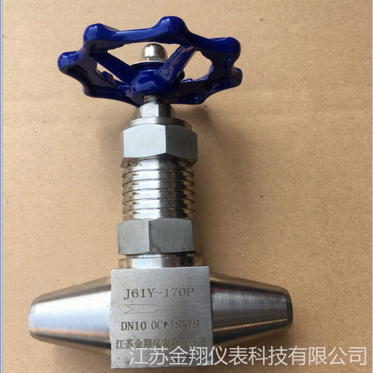 厂家生产J61Y-320P焊接针阀 高温高压对焊式针阀 BW对焊式针阀图片