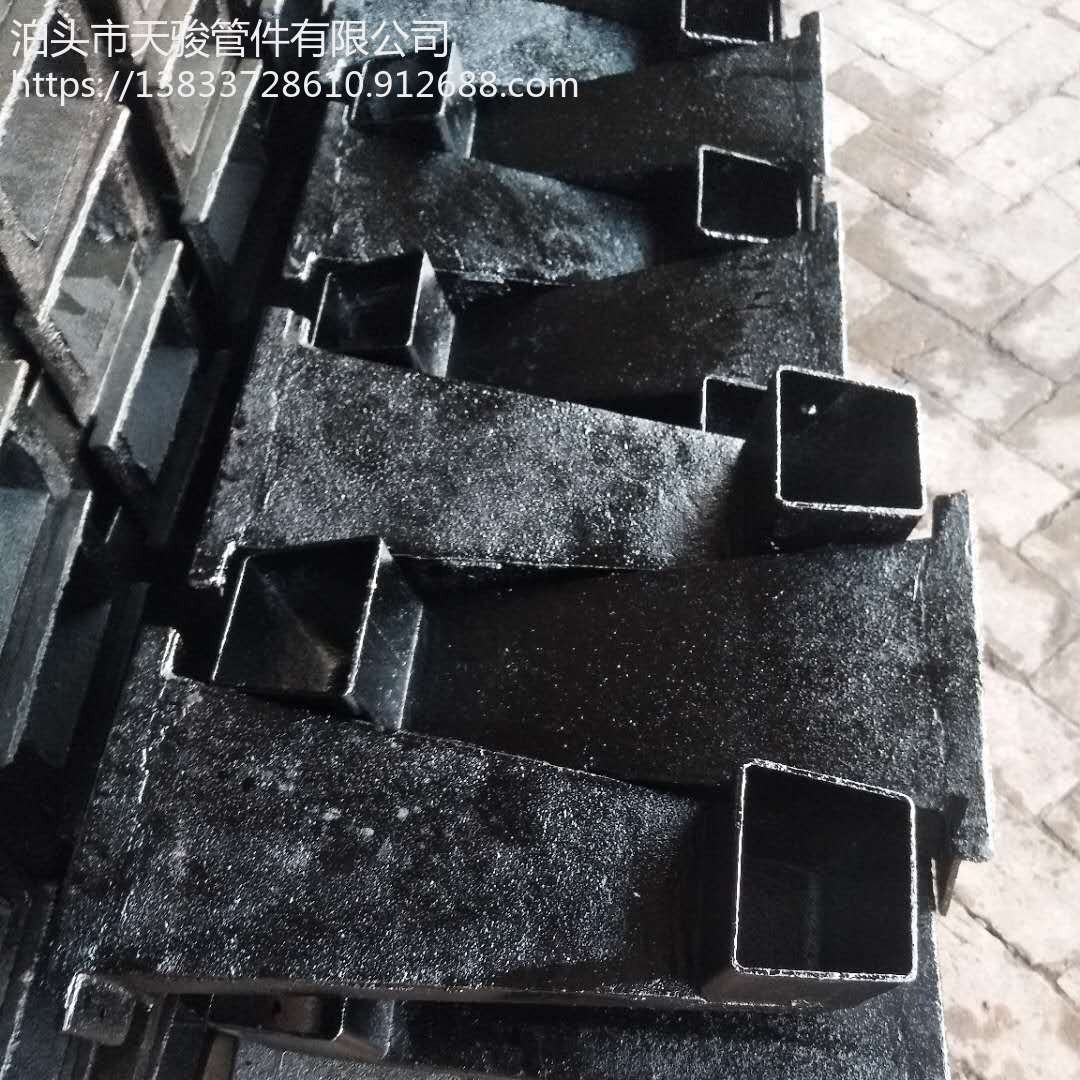 河北天骏  生产各种型号铸铁地漏 110直通地漏 雨水漏斗 100丝扣地漏 100八七型雨水斗1.
