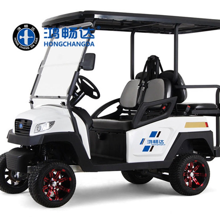鸿畅达 4座 电动高尔夫球车 旅游 电动观光车 场地景区专用车 电瓶车 HCD-M1S22