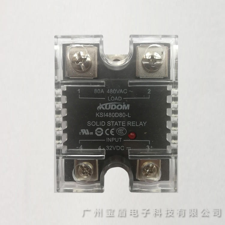 库顿 KUDOM KSI480D80-LM(083) 单相固态继电器 SSR 单相交流固态继电器