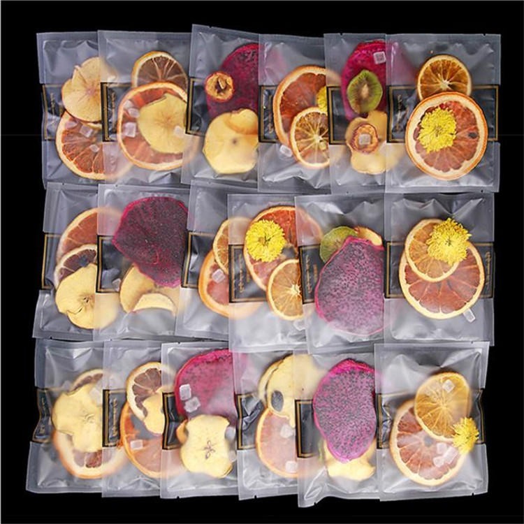 旭彩塑业 水果茶包装袋 磨砂透明包装袋 茶叶袋 柠檬片保鲜袋 密封袋图片
