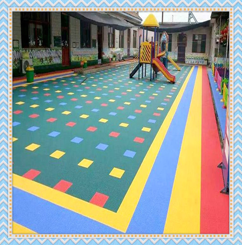 室外户外拼装地板  室外篮球场悬浮地板  幼儿园室外拼装地板