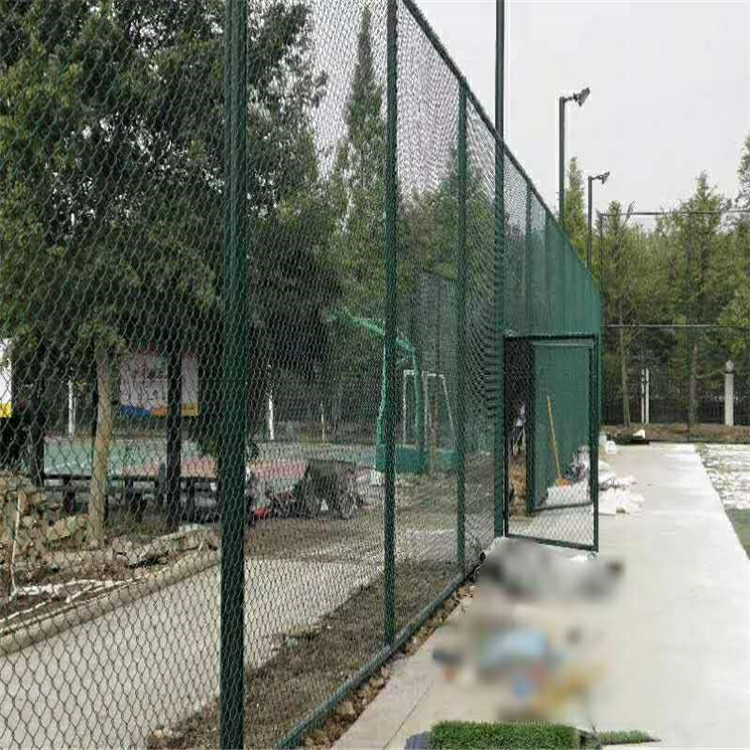 古道供应-组装式围网-包胶球场围网-小区公园