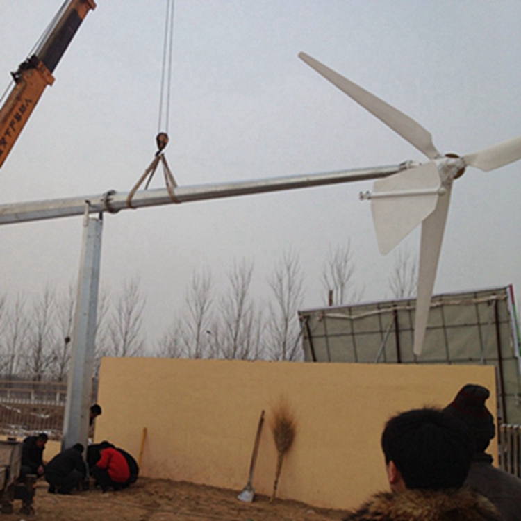 辽阳晟成  草原用风力发电机安装简单性能可靠 5千瓦风力发电机