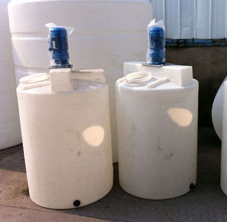 石材厂污水PAC混凝剂溶药罐诺顺PE塑料加药箱