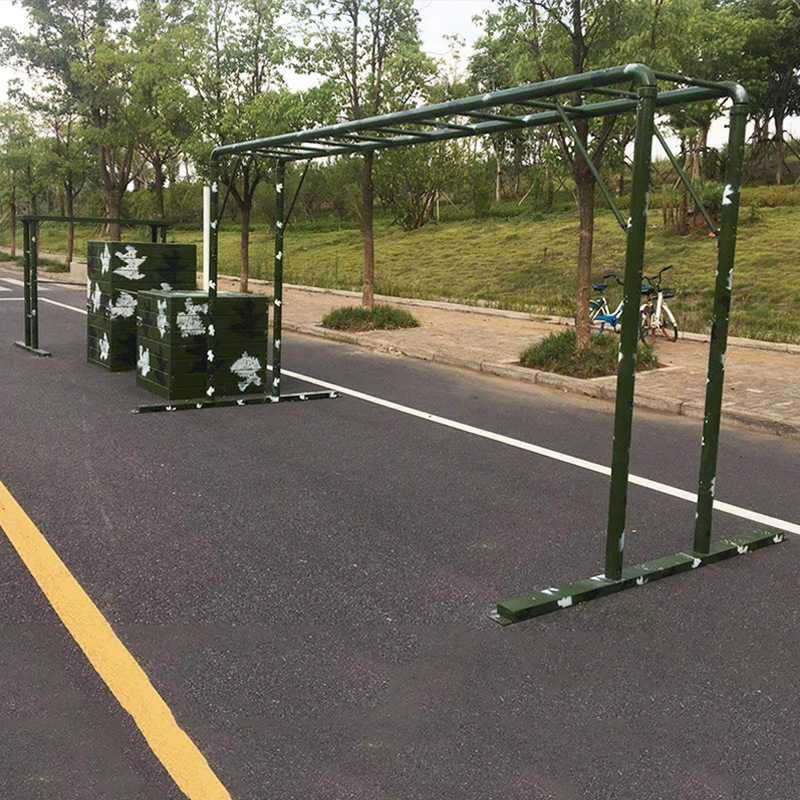 400米障碍器材 障碍训练器材 训练独木桥厂子