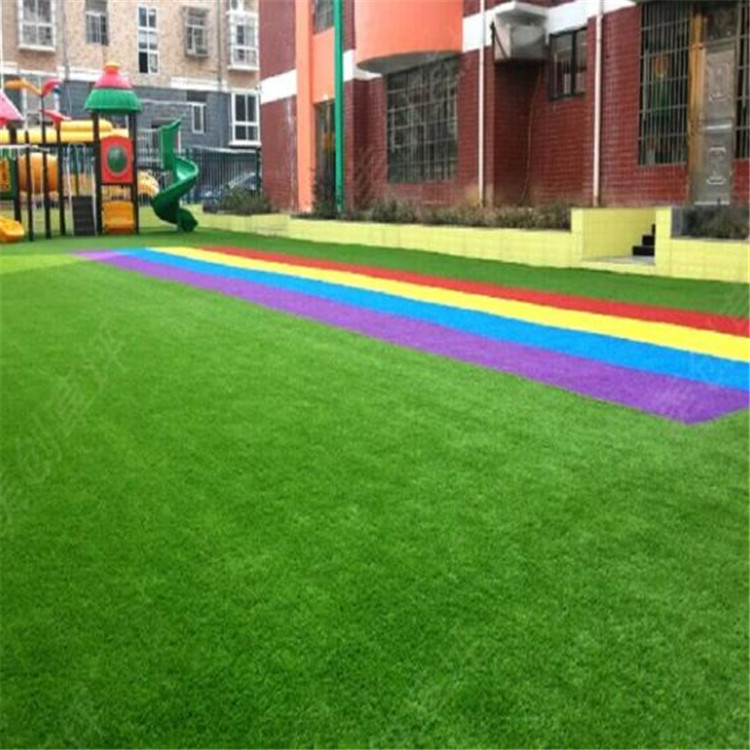 荆州 幼儿园人造草坪 小学操场人造草皮 门球场人造草坪