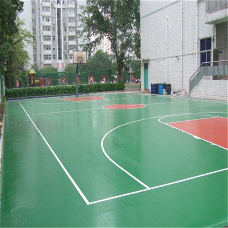 黑龙江绥化小区彩色地面 epdm彩色橡胶地面 小区塑胶地坪