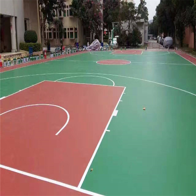 黑龙江齐齐哈尔13mmepdm彩色地面 塑胶跑道 小区塑胶地坪