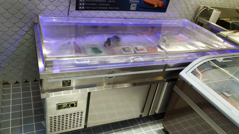 鲜切水果保鲜柜开槽沙拉台小菜冰箱水果捞展示冰柜酸奶捞冰粉四果汤保鲜台沙拉冰台图片