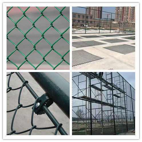 浸塑喷塑-勾花围栏-体育场围栏-网球场围栏