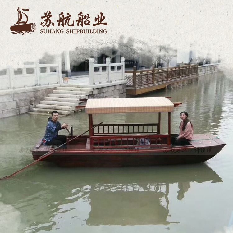 苏航电动画舫 12米画舫船 玻璃钢观光船 游船制造