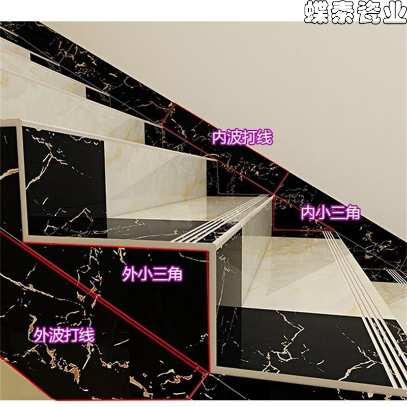内蒙古乌兰察布紫罗红踏步砖一体式楼梯砖特殊尺寸来样加工