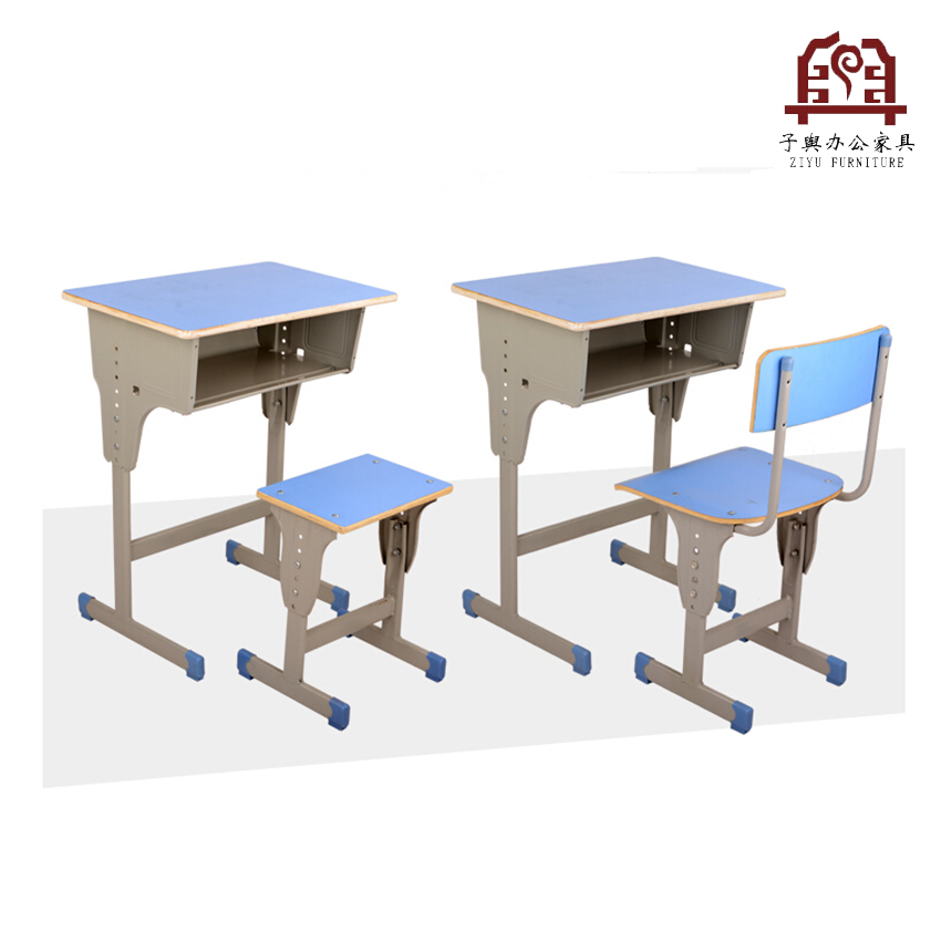 上海培训班课桌椅单人课桌椅小学生课桌椅厂家批发子舆家具