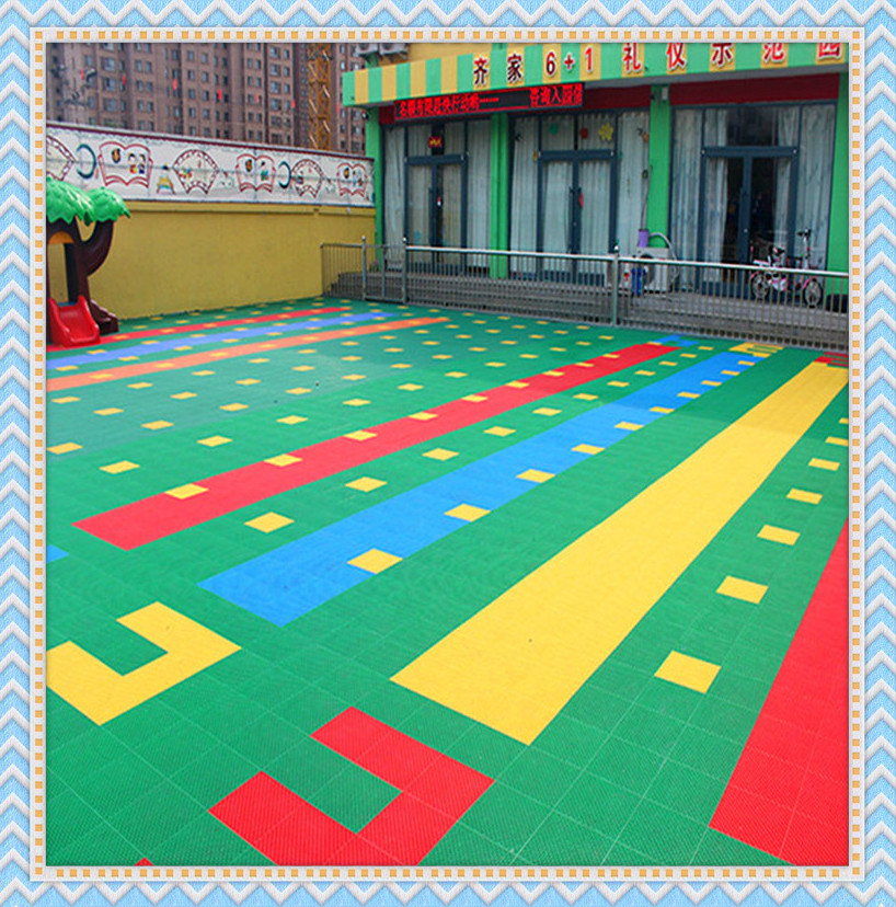 幼儿园防伸缩拼接地板  幼儿园悬浮地板  幼儿园悬浮地垫