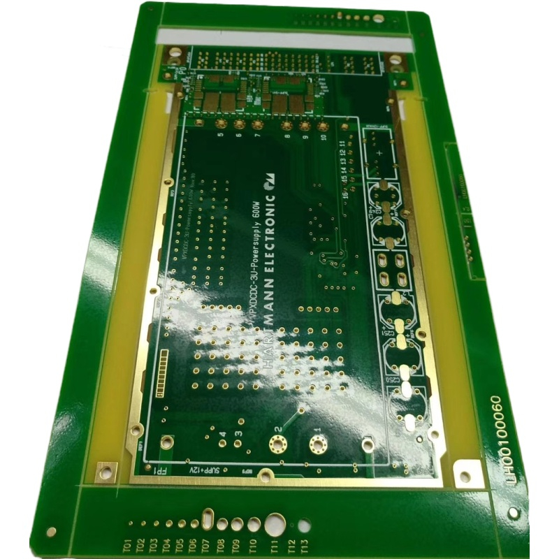 FR4单面2mm板厚化学沉金4OZ绿油白字线路板加工 PCB印刷 