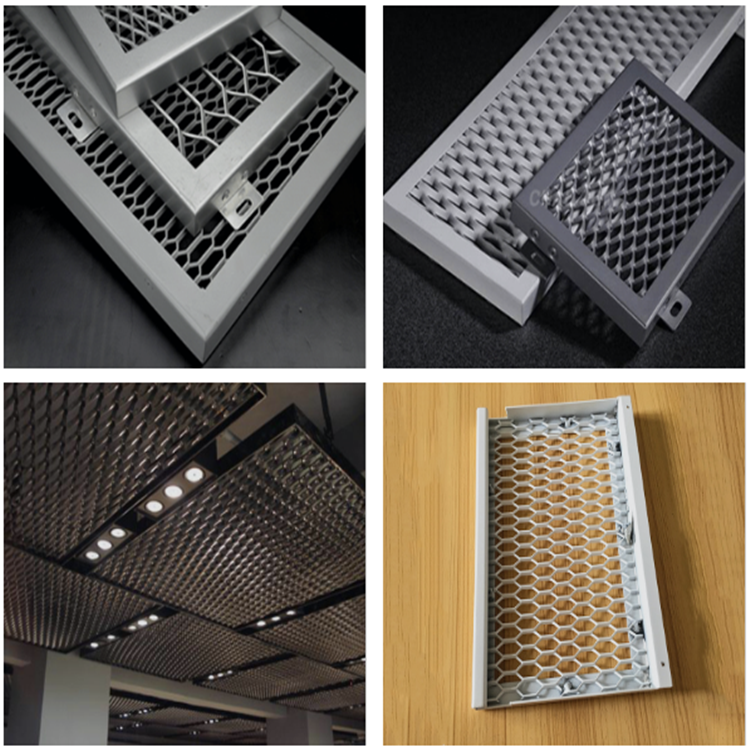 固镇铝板网 铝单板拉网板 镂空装饰铝板