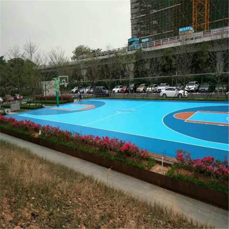 浙江温州幼儿园塑胶地面 epdm彩色橡胶地面 小区塑胶地坪