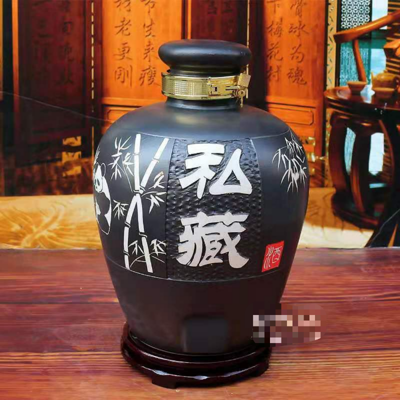 陶瓷酒罐包装瓶 三斤装陶瓷如意瓶 亮丽陶瓷瓶制造生产厂家